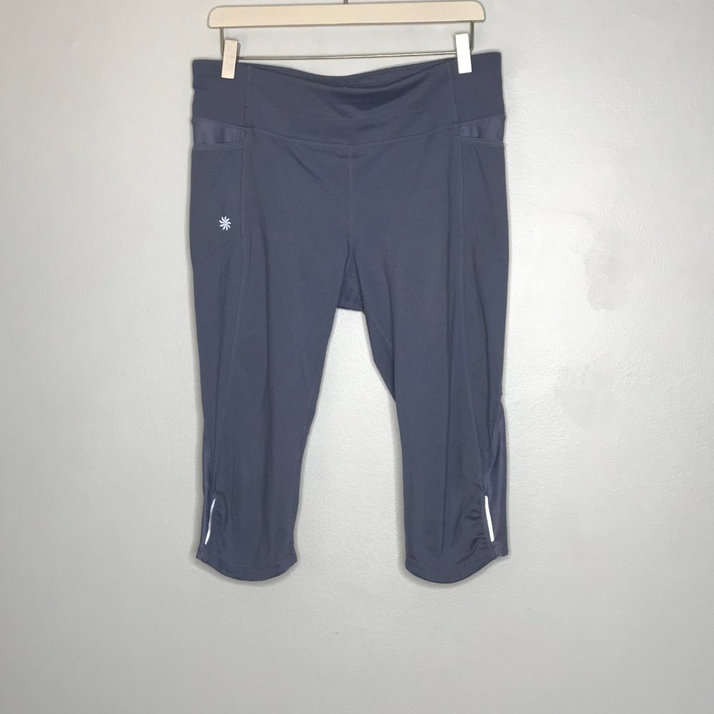 Athleta Be Free Knickers Gray Size Large Exercise